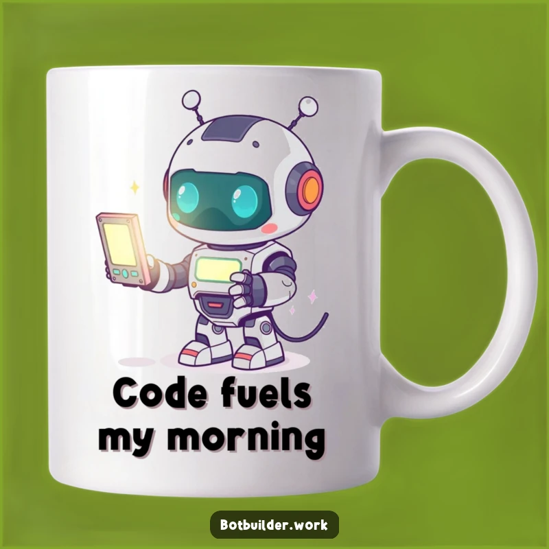 Funny Robot Programmer Mug: Cute Coding Critter Gift - Perfect Funny Gift