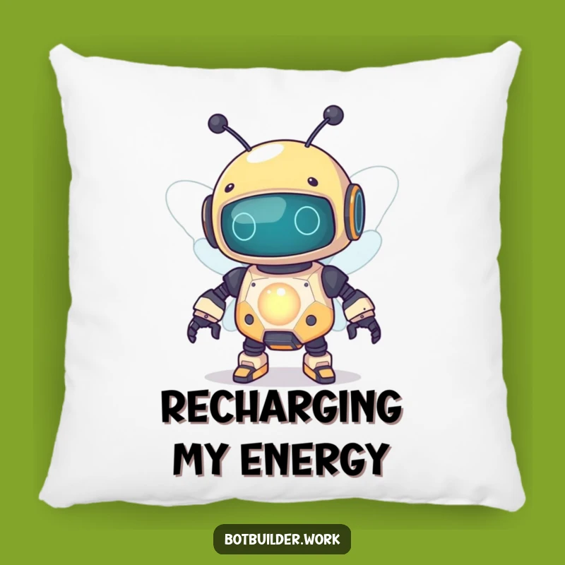 Funny Robot Bee Pillow: Add Cozy Humor to Your Space