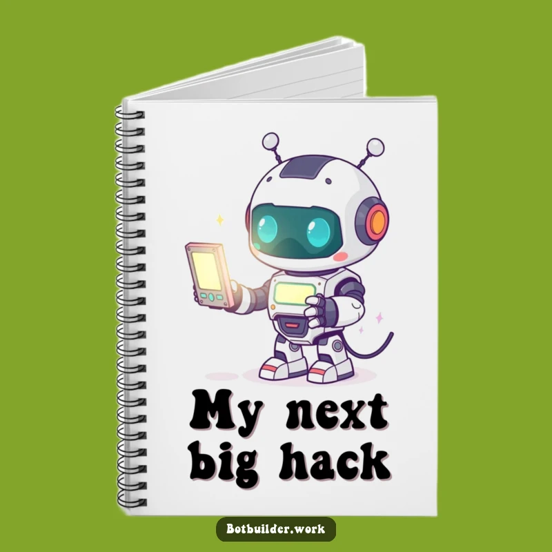 Funny Robot Programmer Notebook: Cute Coding Journal - Ideal Funny Gift